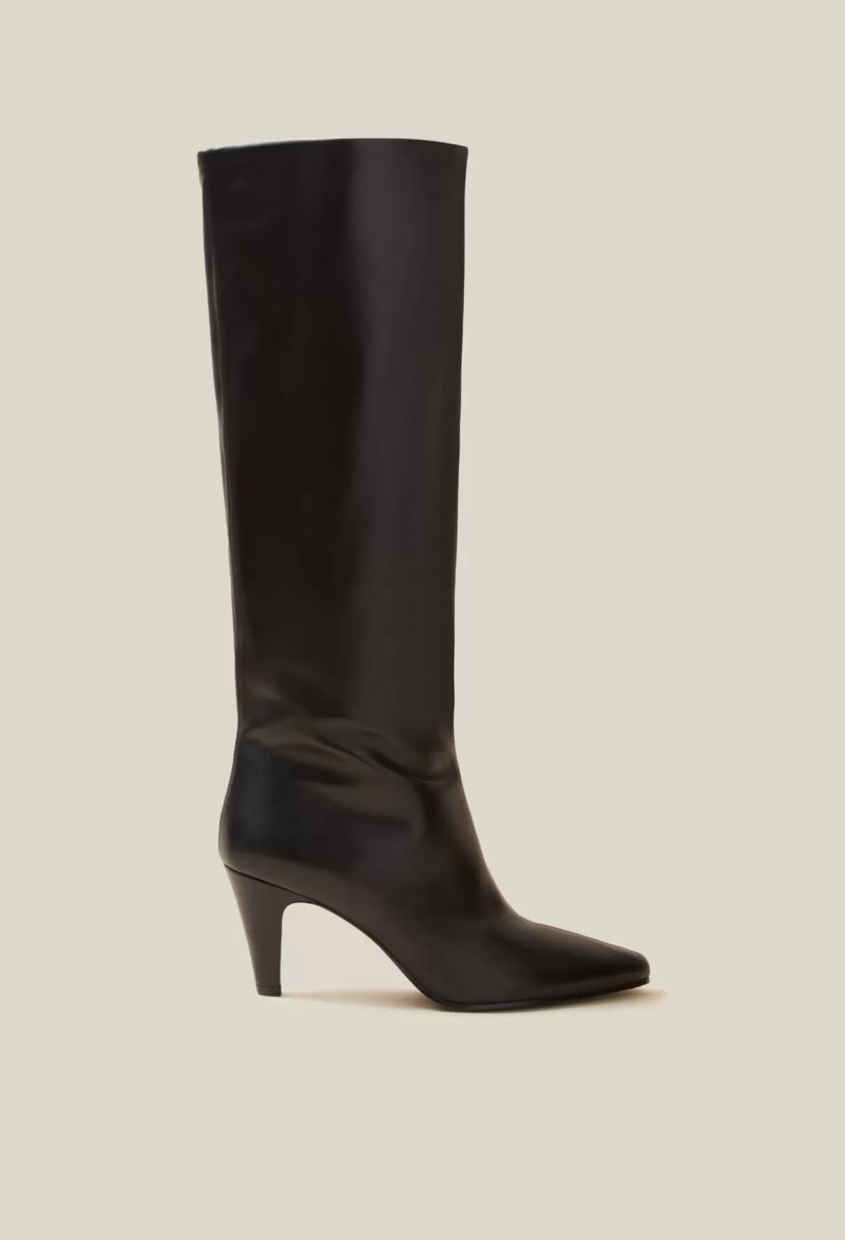 Bottines Et Bottes-Claudie Pierlot Bottes hautes cuir Noir