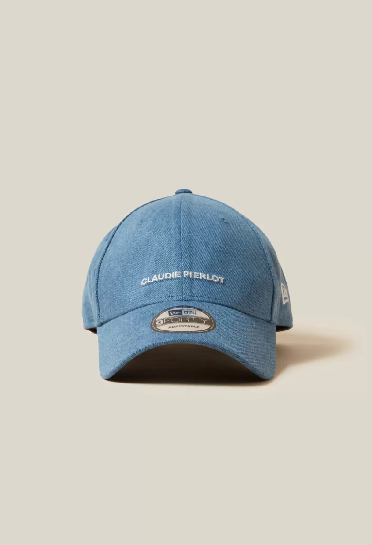 Casquettes-Claudie Pierlot Casquette denim x New Era Denimclair