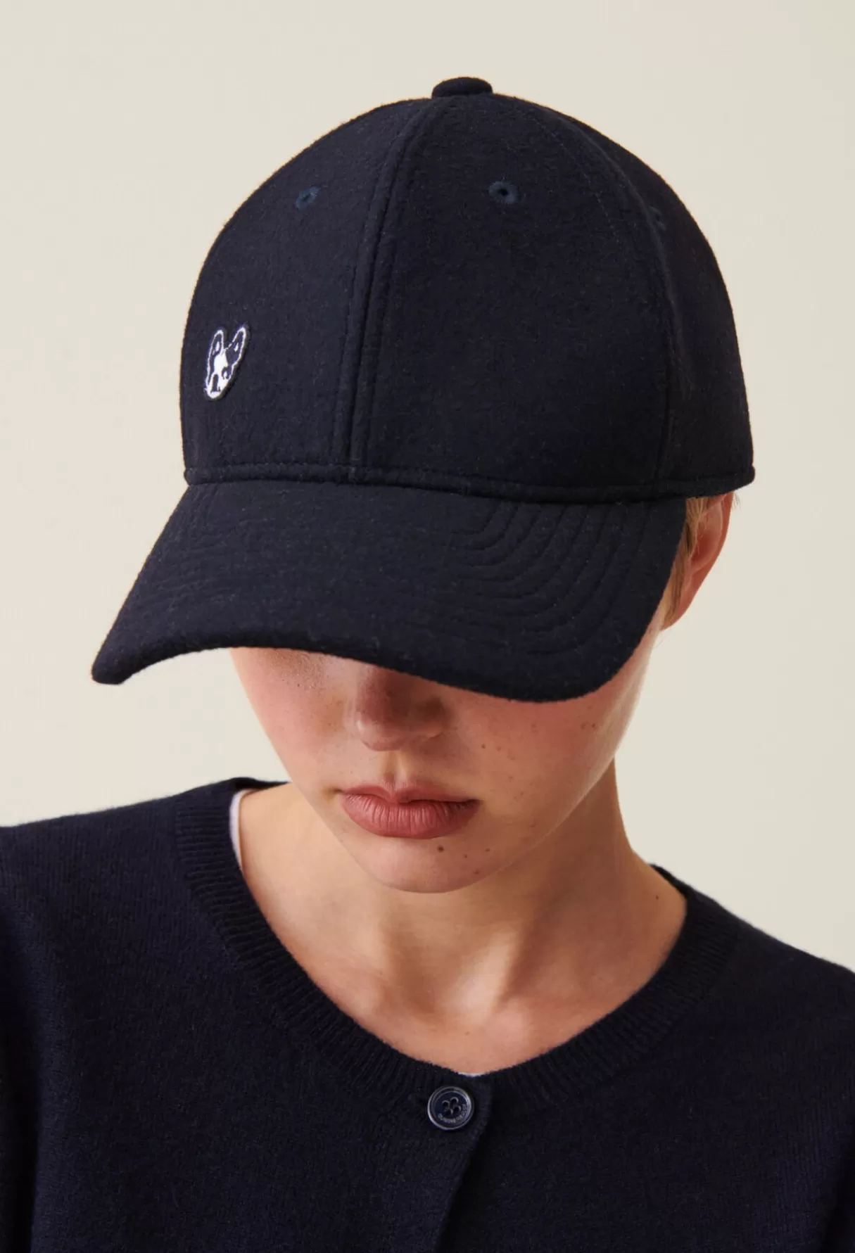 Casquettes-Claudie Pierlot Casquette Jean Toto Marine