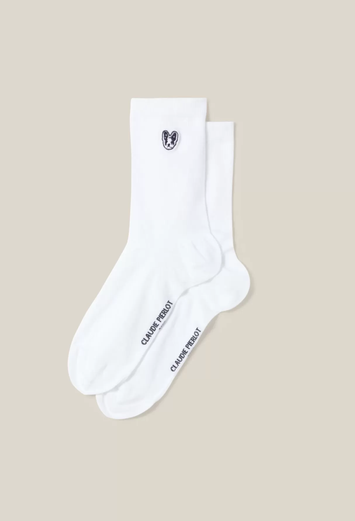 Chaussettes-Claudie Pierlot Chaussettes Jean Toto hes Blanc