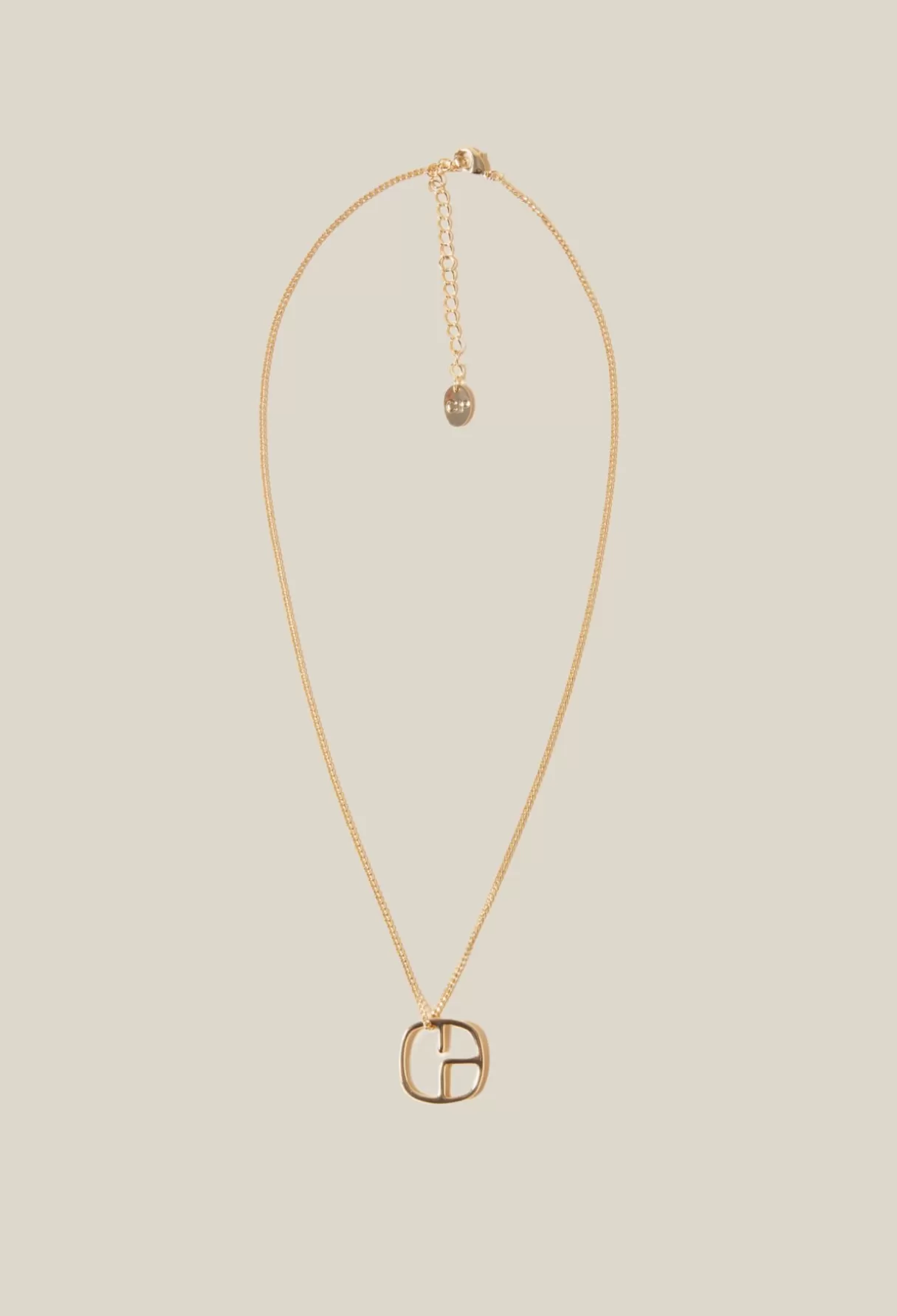 Bijoux Et Chouchous-Claudie Pierlot Collier pendentif monogramme doré Orpale