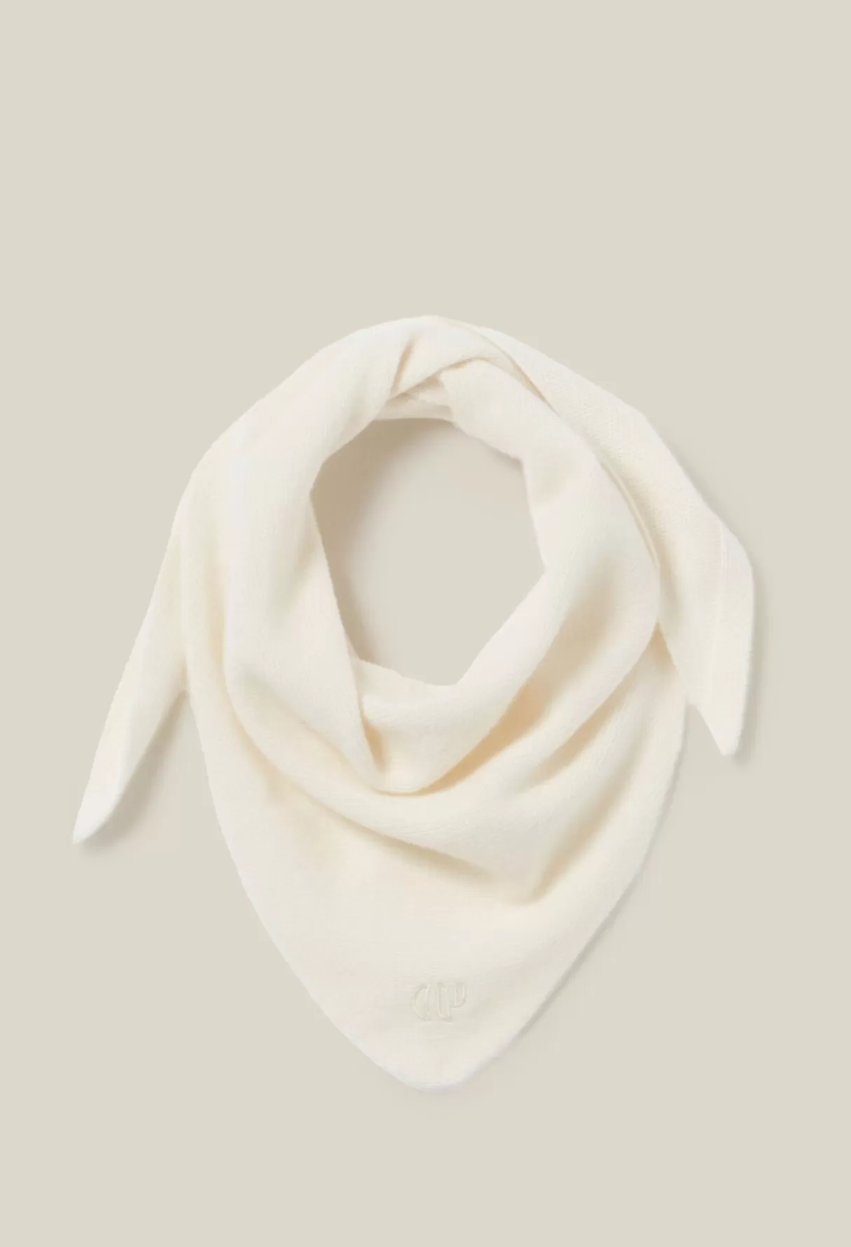 Foulards Et Cols | Echarpes, Bonnets Et Gants-Claudie Pierlot Foulard maille cachemire Ivoire