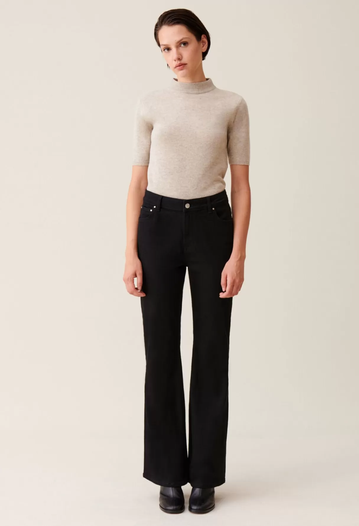 Pantalons Et Jeans-Claudie Pierlot Jean Paul flare Noir