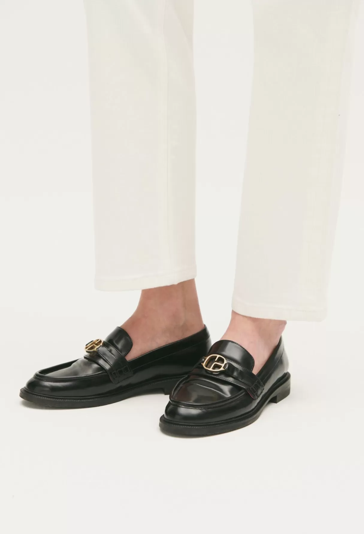 Mocassins-Claudie Pierlot Mocassins cuir Noir