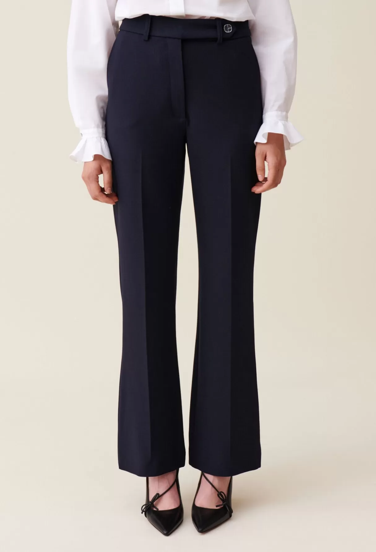 Pantalons Et Jeans-Claudie Pierlot Pantalon flare Marine