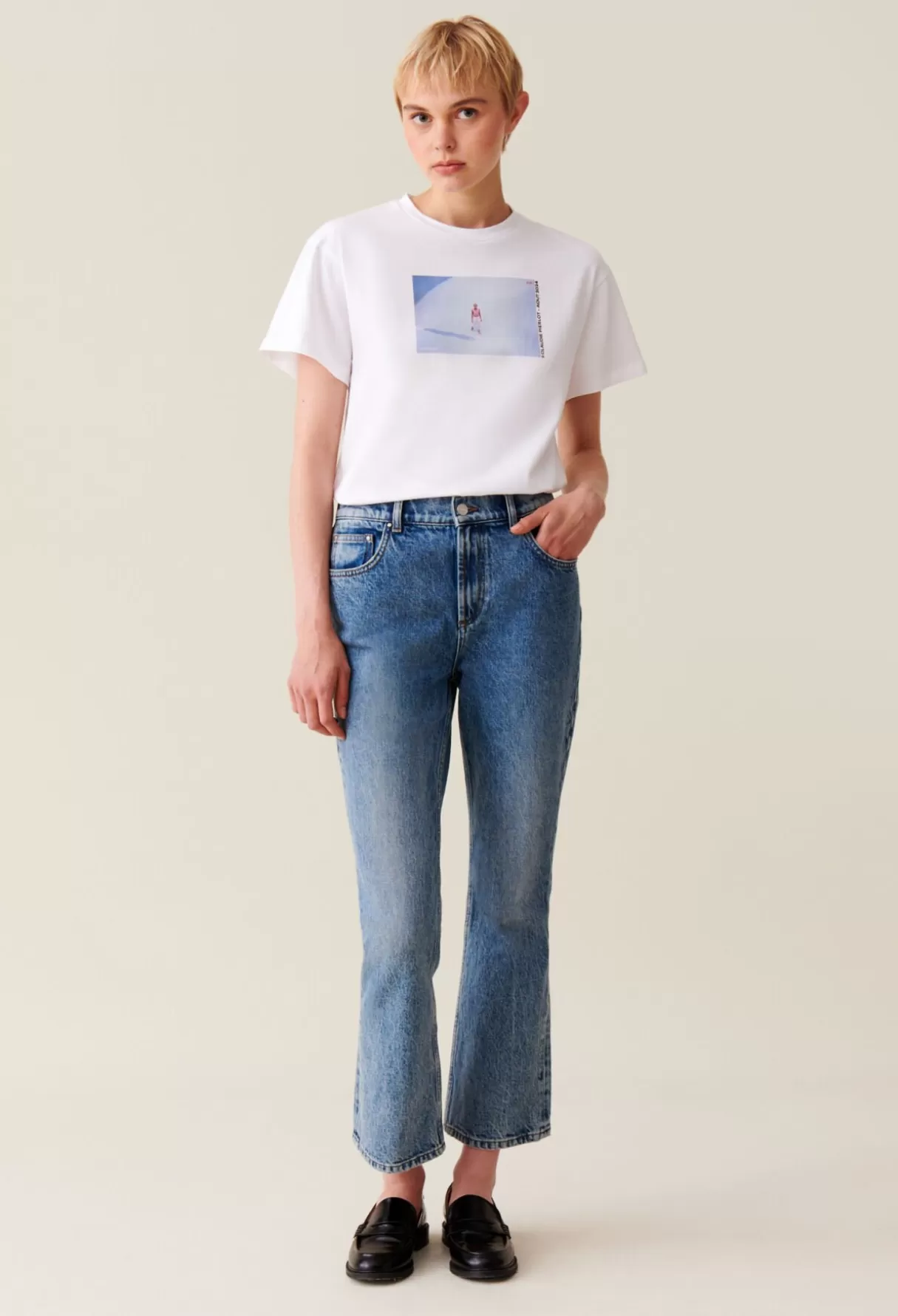 T-Shirts-Claudie Pierlot T-shirt du moi(s) - 29.08.24 Ecru