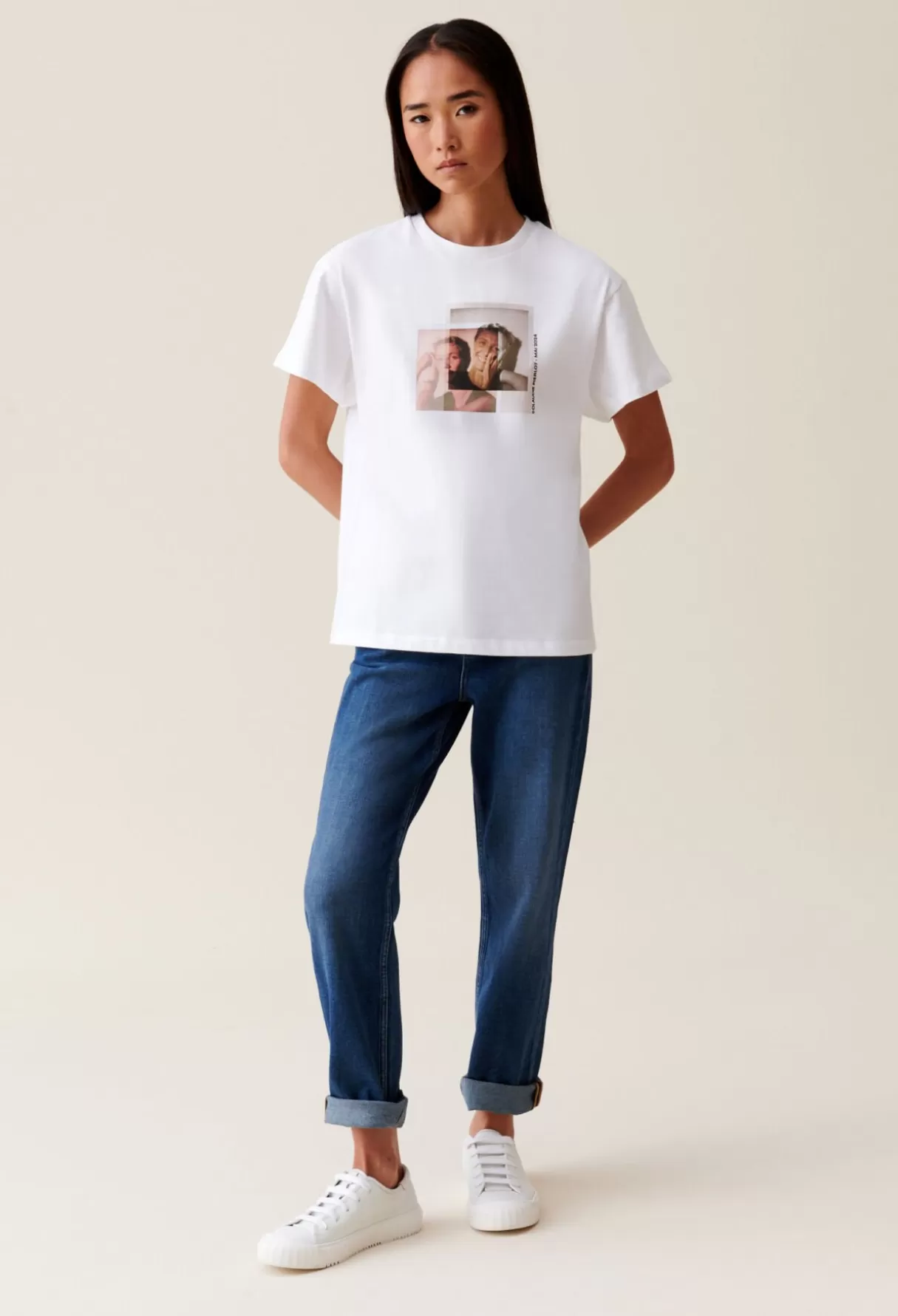 T-Shirts-Claudie Pierlot T-shirt du moi(s) - 29.05.24 Ecru