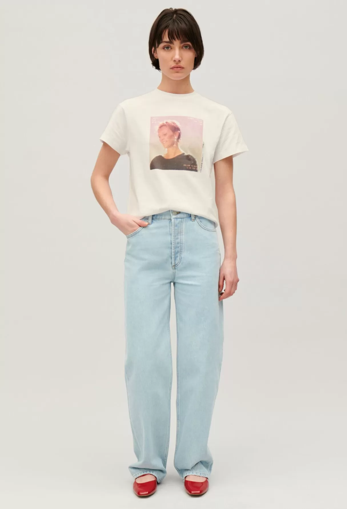 T-Shirts-Claudie Pierlot T-shirt du moi(s) - 29.03.24 Ecru